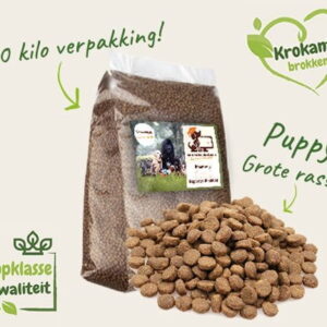 beste puppyvoer grote rassen