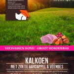 Wagging graanvrij kalkoen grote hondenrassen