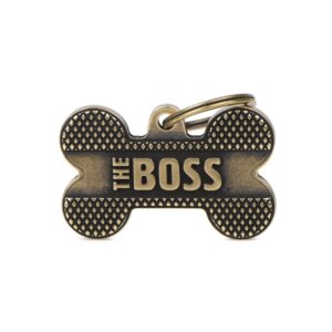 hondenpenning big bone bronx the boss English brass