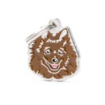 hondenpenning pomeriaan keeshond red