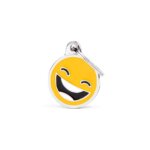 id tag emoticon smile